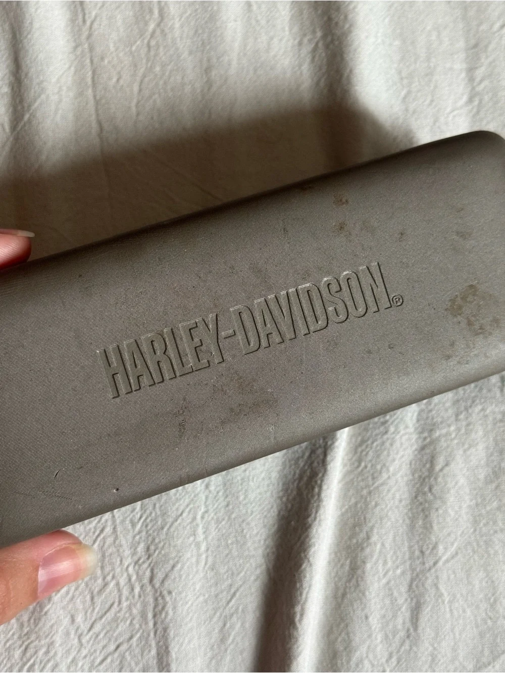 Harley-Davidson Brown Embossed Sunglasses Case